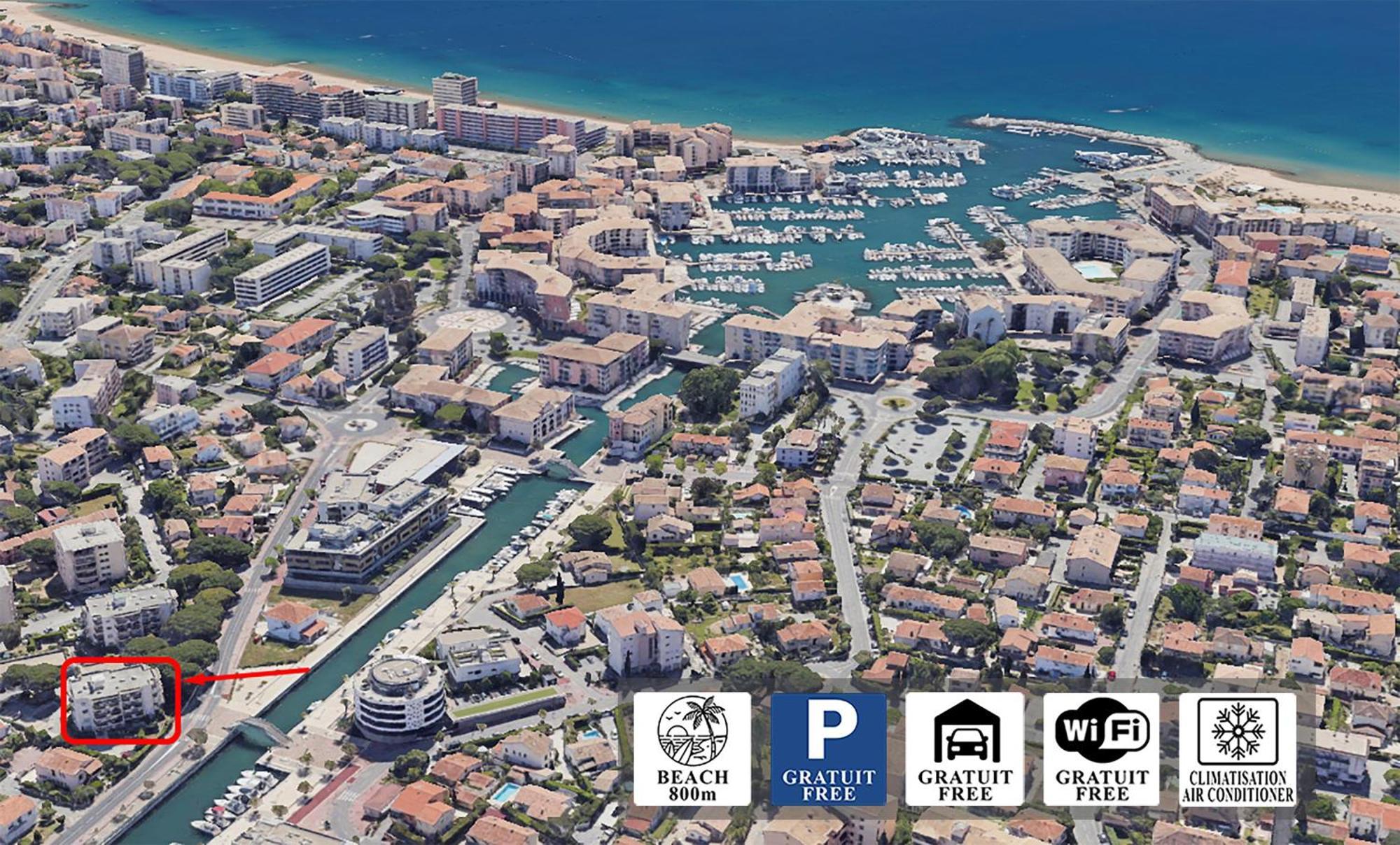 Chic Appart'Hôtel du Port Fréjus Esterno foto